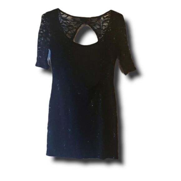 Reign‎ On Black Formal Sequin Mini Bodycon Dress Size Juniors Large - Picture 5 of 7